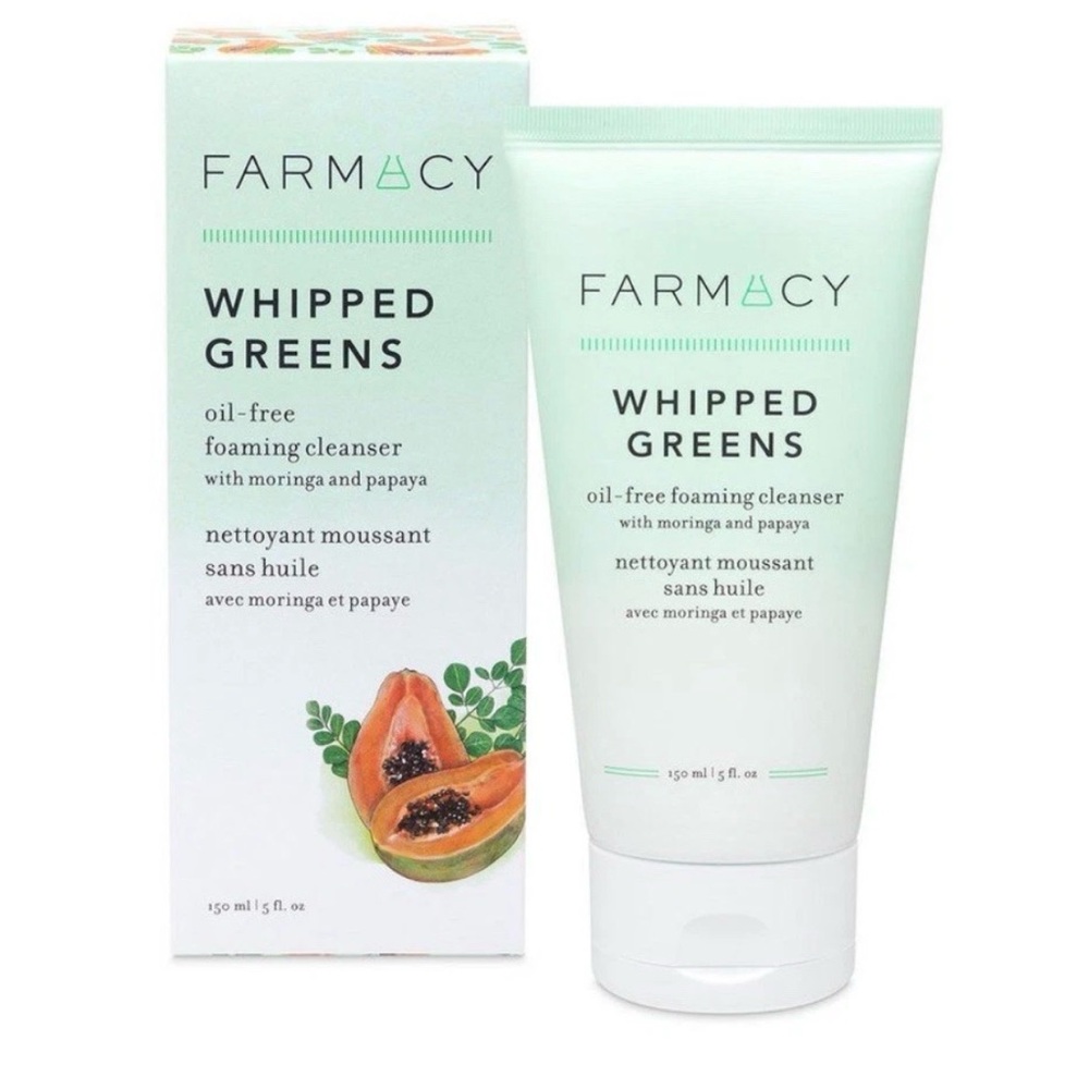 Farmacy Whipped Greens Oil-Free Foaming Cleanser, New & Sealed 3.4 Oz.